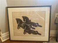 Charcoal Horse Print