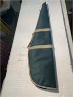 Padded gun case with a hard nose. 43 inches long