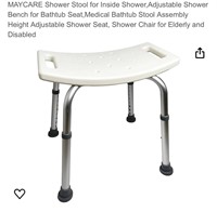 MAYCARE Shower Stool for Inside Shower,Adjustable