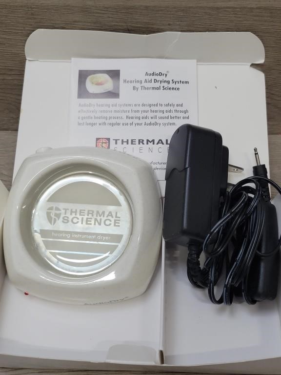 Thermal Science Hearing Aid Drying System