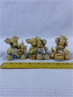 3pc Enesco figurines