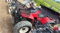 1996 Kawasaki c/w snowplow attachment, not running