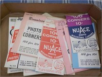 Vintage photo corners