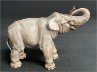 Herend Elephant Natural Figurine,10 Inch