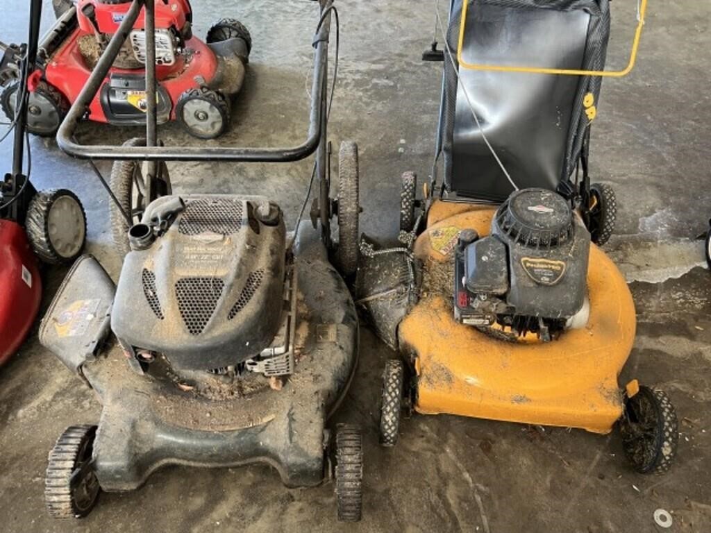 2 Push Mowers (As-Is)