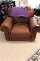 Leather armchair