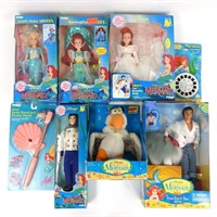 Assortment of Disney's Little Mermaid Toys (8)