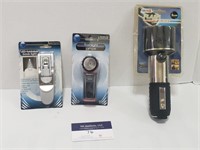 Flashlights 3 pk lot