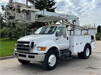 Lot #1 - 2013 Ford F-750 Diesel Boom Truck