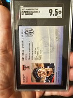 Patrick Mahomes passport RC SGC 9.5