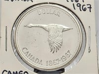 1967 Canada $1 Silver Dollar Cameo High Grade