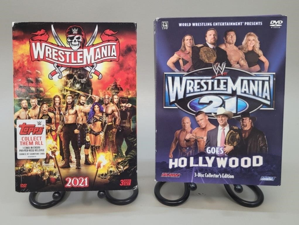 WWE Wrestlemania 2021 DVD's