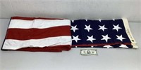 Valley Forge 48 Star US Flag 5X9 ½ ft. very good