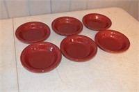 Lot of 6 Fiesta Berry Bowls