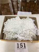 Lot of lace doilies