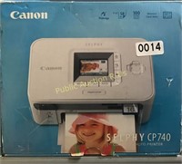 CANON PHOTO PRINTER $60 RETAIL SELPHY CP740