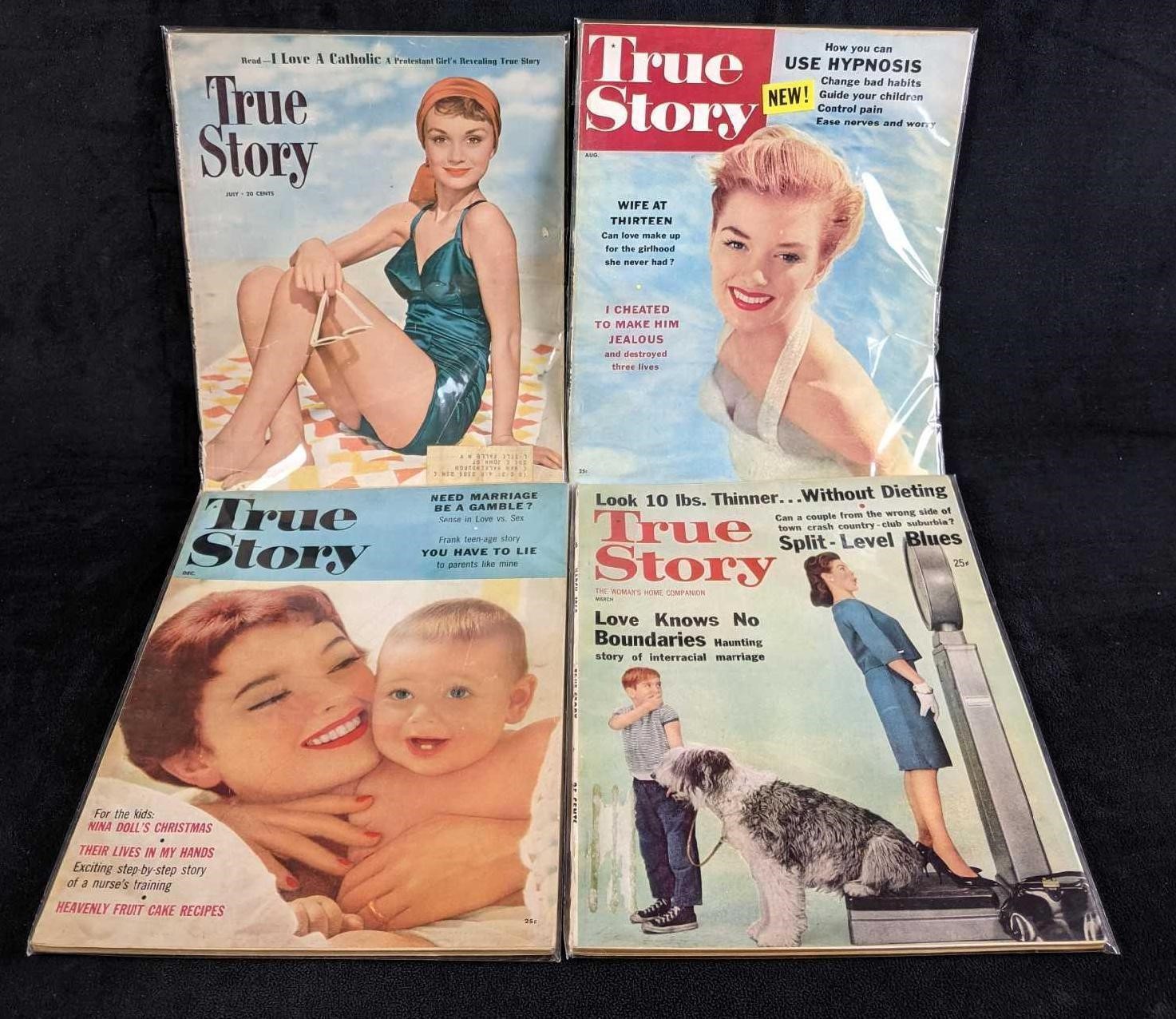 Vintage Gossip Magazines True Story Magazines