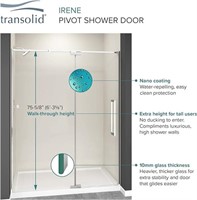 Pivot Shower Door in Polished Chrome
