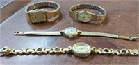 LOT OF 4 LADIES WATCHES