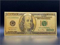 Novelty Ben Franklin 100 Bill no gold