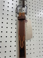 Sz 34 Roper Leather Belt