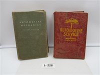 2 Vintage Automotive Service Books