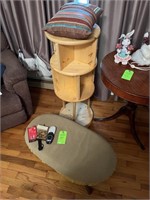 foot stools, wooden VCR tape holder
