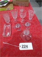 Assorted Duncan Glassware - As is