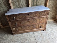 Antique chest of drawers Granite top