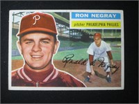 1956 TOPPS #7 RON NEGRAY ROOKIE CARD GRAY