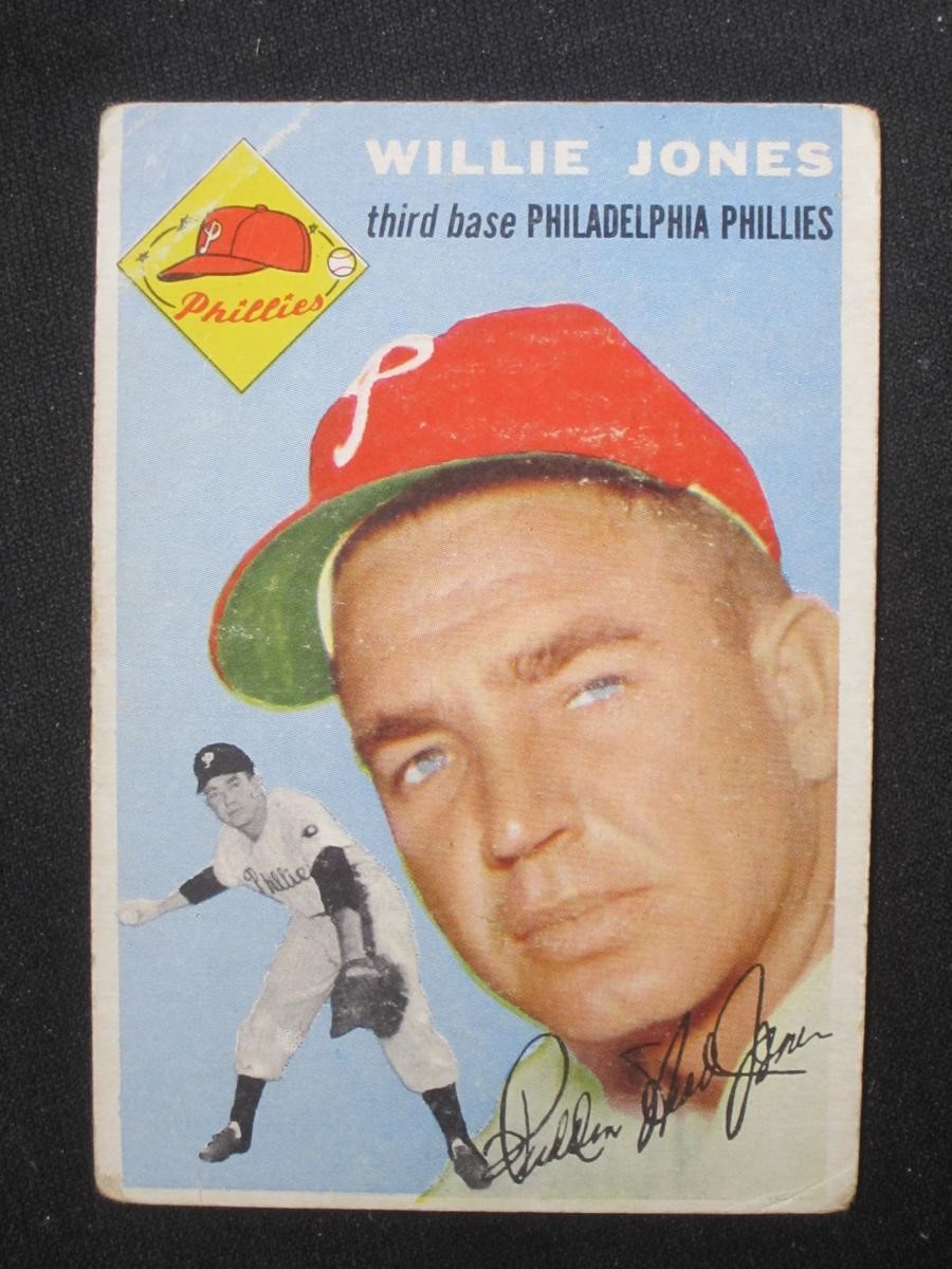 1954 TOPPS #41 WILLIE JONES PHILLIES