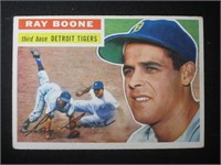 1956 TOPPS #6 RAY BOONE GRAY BACK TIGERS