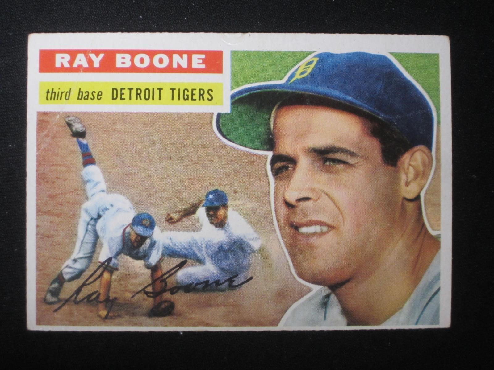 1956 TOPPS #6 RAY BOONE DETROIT TIGERS