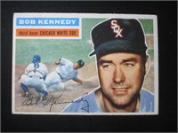 1956 TOPPS #38 BOB KENNEDY WHITE BACK