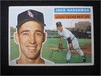 1956 TOPPS #29 JACK HARSHMAN WHITE BACK