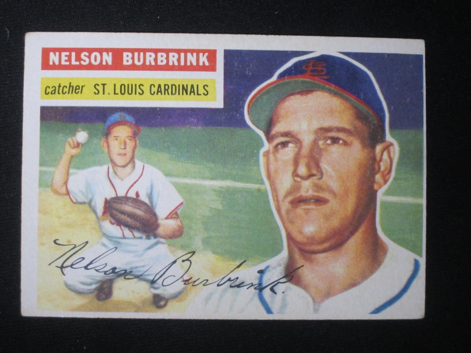 1956 TOPPS #27 NELSON BURBRINK RC WHITE