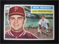 1956 TOPPS #7 RON NEGRAY ROOKIE CARD PHILLIES