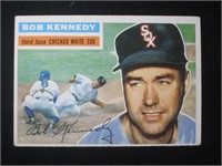 1956 TOPPS #38 BOB KENNEDY GRAY BACK