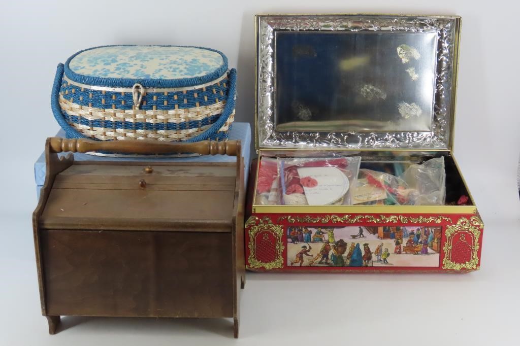 Sewing Boxes & Notions