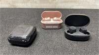 3 Pairs Of Air Pods With Cases No Charging Cords