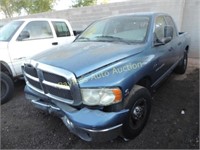 2004 Dodge Ram 3D7KA28C04G205633 Blue