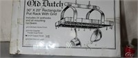 Old Dutch 30 X 20" Rectangular Pot Rack with grid