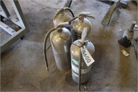 4 - Stainless Fire Extinguishers