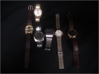 (6) Vintage Men's Wrist Watches