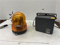 GE Speaker & Yellow Flashing Light