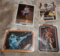 2 KISS / 2 Sports Collector Cards