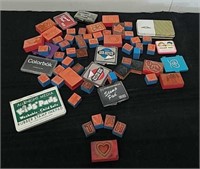 Group of Stamps and stamp pads