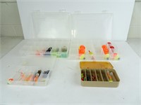 Small Tackle Boxes with Misc Tackle