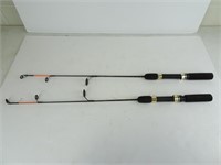 2 Mitchell IR24S Ice Fishing Rods