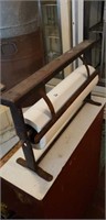 Antique paper cutter dispenser 
21" wide